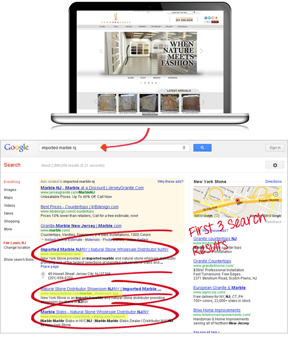 Supply House Website Design - Google
